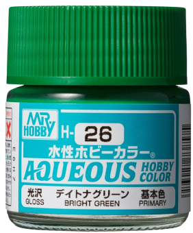 Mr. Hobby Краска 10 мл H26 BRIGHT GREEN
