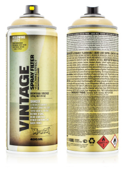 Аэрозольная краска Montana VINTAGE/ полупрозрачный винтаж-эффект, 400 мл
