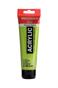 Краска акриловая Amsterdam туба 120 мл №617 Yellow green