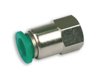 Vepa B252/7 Фитинг цанговый пластиковый F1/4", 6 мм, с уплотнением