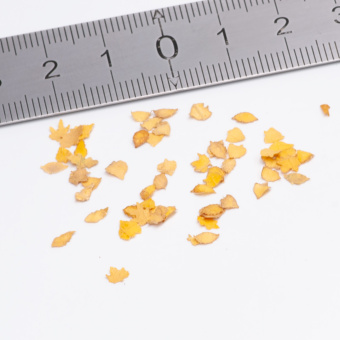 MiniWarPaint Листья осенние желтые в ассортименте, 0,4 г (около 550 шт.)