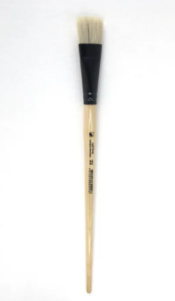 Кисть Альбатрос серии Хобби, щетина, плоская №22, укороченная