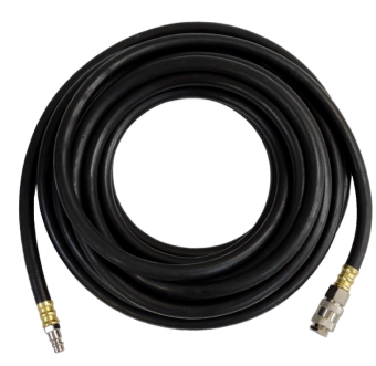 SKULL Шланг резиновый для пневмоинструмента с разъемами, 10 м