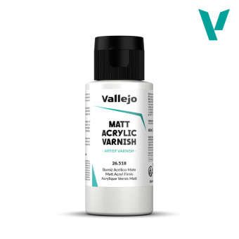 Vallejo Matt Acrylic Varnish Лак матовый акриловый, 60 мл