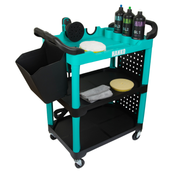 HANKO SP-2025-1106 Тележка полировщика с двумя ячейками под полировальные машинки
