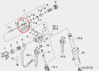 Iwata 03844170 Шайба пружинная коническая для пистолета ALG-7 TE WB (8 шт./уп.)