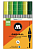 Набор маркеров Molotow ONE4ALL Acrylic Twin Green Set (6 шт.)