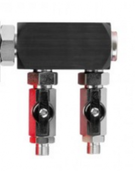 SATA 158808 Выходной блок с двумя шаровыми кранами для фильтров серии 400