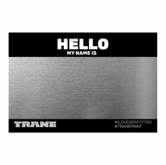 TRANE Набор стикеров 10 шт. HELLO CHROME