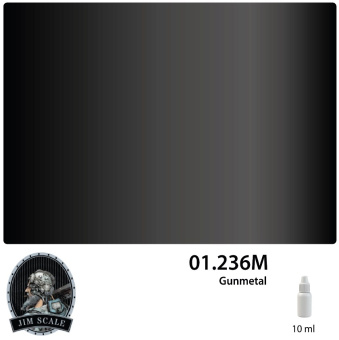Краска акриловая Jim Scale 01.236M цвет Gunmetal, 10 мл