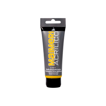 Краска акриловая Maimeri Acrilico Permanent Yellow Medium (Желтый прочный средний), 200 мл