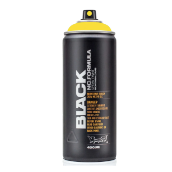 Аэрозольная краска Montana BLACK Power Yellow/ энергетик желтый, 400 мл