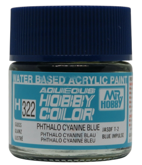 Mr. Hobby Краска 10 мл H322  PHTHALO CYANINE BLUE