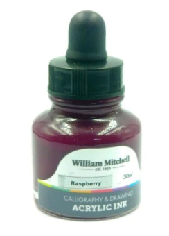 Чернила акриловые William Mitchell малиновый 30 мл WM30004