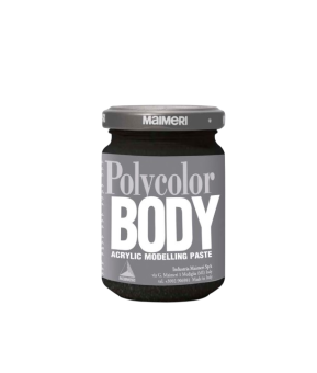 Maimeri Polycolor Body Акриловая моделирующая паста битум, 140 мл