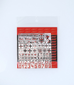 JAS 3801 Трафарет Опознавательные знаки армии Германии 2 МВ