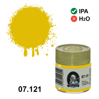 Краска спиртовая Jim Scale, цвет желтый Люфтваффе (Luftwaffe yellow), 10 мл