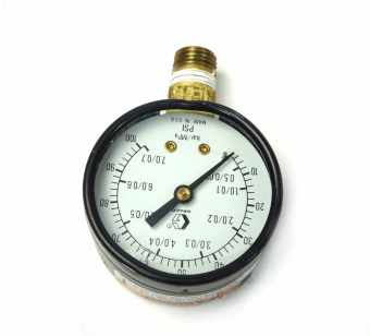 Graco 160430 Манометр для воздуха, 0–100 psi (до 7 бар)