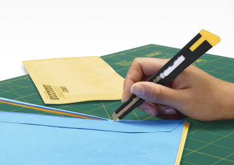 OLFA OL-180-BLACK Нож с «AUTOLOCK» фиксатором, металлический корпус, 9 мм