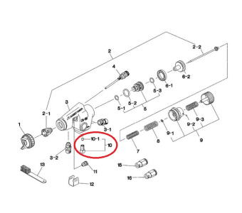 Набор креплений для автоматических распылителей Iwata LPA/WA