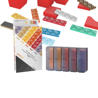 DSPIAE SS-S01 Набор наждачных губок для моделирования #180-800 (30 шт.)