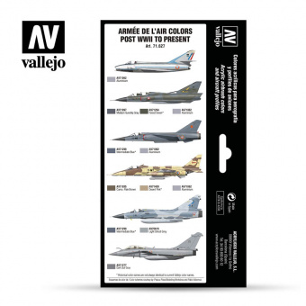 71627 Набор красок Vallejo Model Air Armée de l’Air colors post WWII to present (8 цветов)