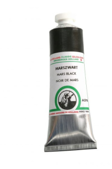 Краска масляная Old Holland A370 Марс черный, 225 мл