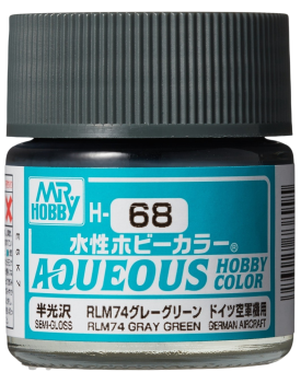 Mr. Hobby Краска 10 мл H68 RLM74 DARK GRAY