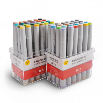 Набор маркеров Finecolour Junior 48 шт.