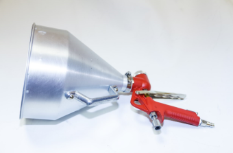 Краскопульт Pegas 2701Н грунтовочный, верхний пластиковый бак 6 л