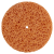 HANKO ORANGE 150 Сверхжесткий коралловый диск с центральным отверстием, 150 x 13 мм