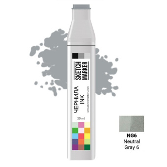 Чернила спиртовые SKETCHMARKER 22 мл цв. NG6 Neutral Gray 6