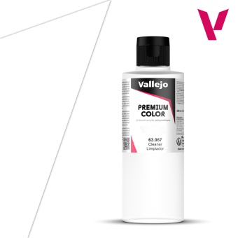 Vallejo 63067 Premium Color – Cleaner Жидкость промывочная для акриловых и полиуретановых красок, 200 мл