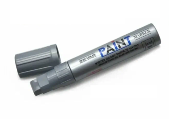 Маркер Zeyar Paint 15 мм, серебро