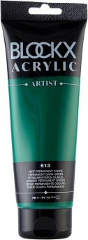 Зеленый прочный темный, краска акриловая Blockx Artist, 250 мл