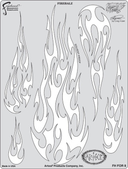 Трафарет Artool FLAME-O-RAMA 2 (FH FOR 8)