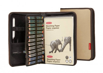 Derwent Сумка для графических материалов Carry-All A4 Folio, бежевая