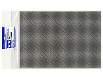 Tamiya 87169 Материал для диорам, кирпичная кладка (серая)