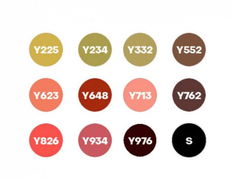 Набор спиртовых двусторонних Brush маркеров Fat&Skinny WOOD, 12 шт.