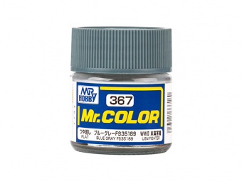 Mr. Hobby Краска 10 мл C367 Blue Gray FS35189 (Flat)