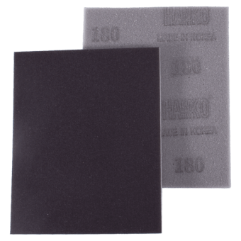 HANKO Шлифовальная губка односторонняя Sponge Pads 140 x 115 x 5 мм Ultra Fine (Р500-800)