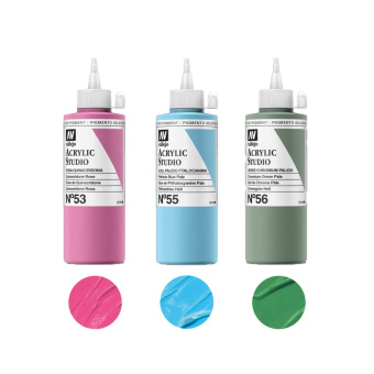 Набор красок Vallejo Acrylic Studio №20 Combination, 3 шт.