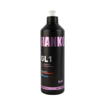 HANKO GL1 NEW FORMULA Крупнозернистая паста 0.65 л для удаления риски от абразивов Р1200-1500