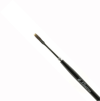 Кисть Альбатрос художественная из горного колонка, плоская №2