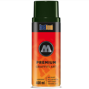 Аэрозольная краска Molotow Premium #167 black green