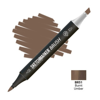 Маркер SKETCHMARKER Brush BR51 Burnt Umber