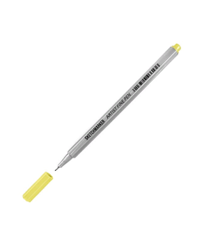 Ручка капиллярная Sketchmarker Artist fine pen, цвет лимонный