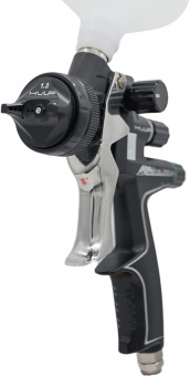 Краскопульт Ani AH141744 Black HVLP с верхним пластиковым бачком 0,6 л