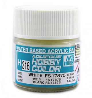 Mr. Hobby Краска 10 мл H316  WHITE FS17875