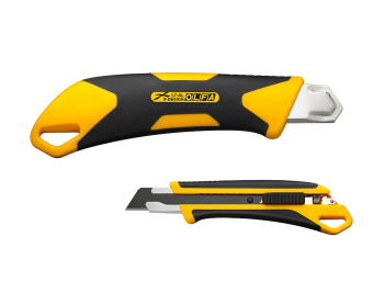 OLFA OL-L7-AL Нож Autolock с выдвижным лезвием 18 мм, двухкомпонентный корпус